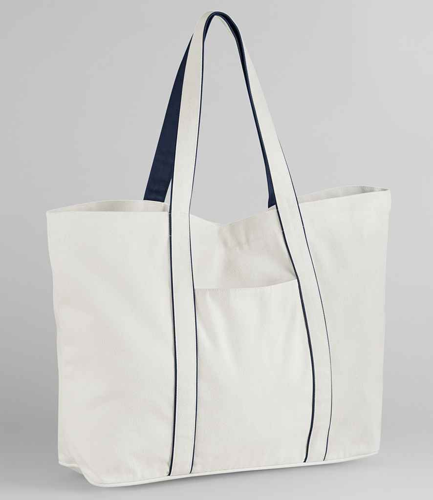 W952 Soft White/French Navy Front