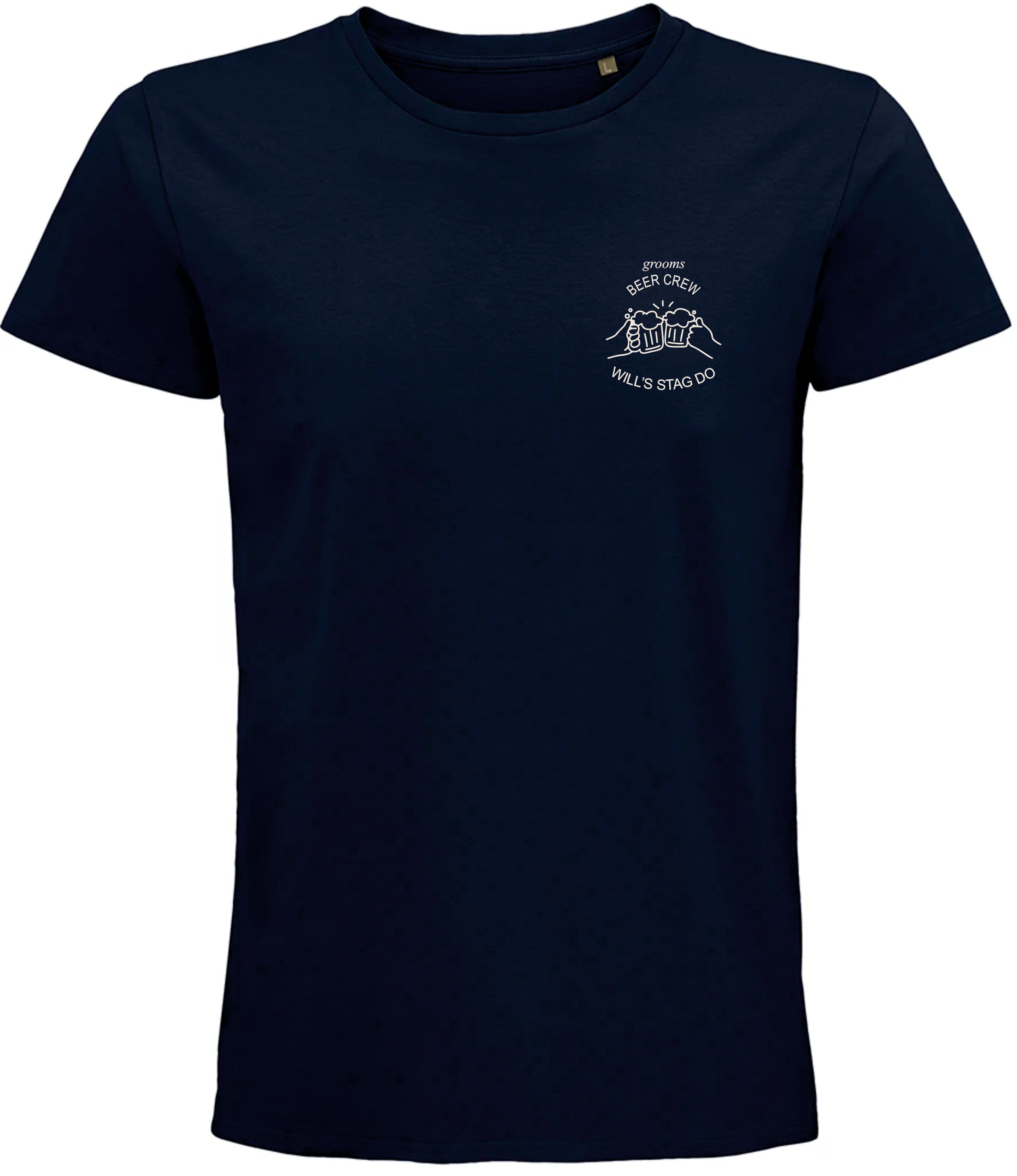 Custom Beer Crew Stag Do T-Shirt