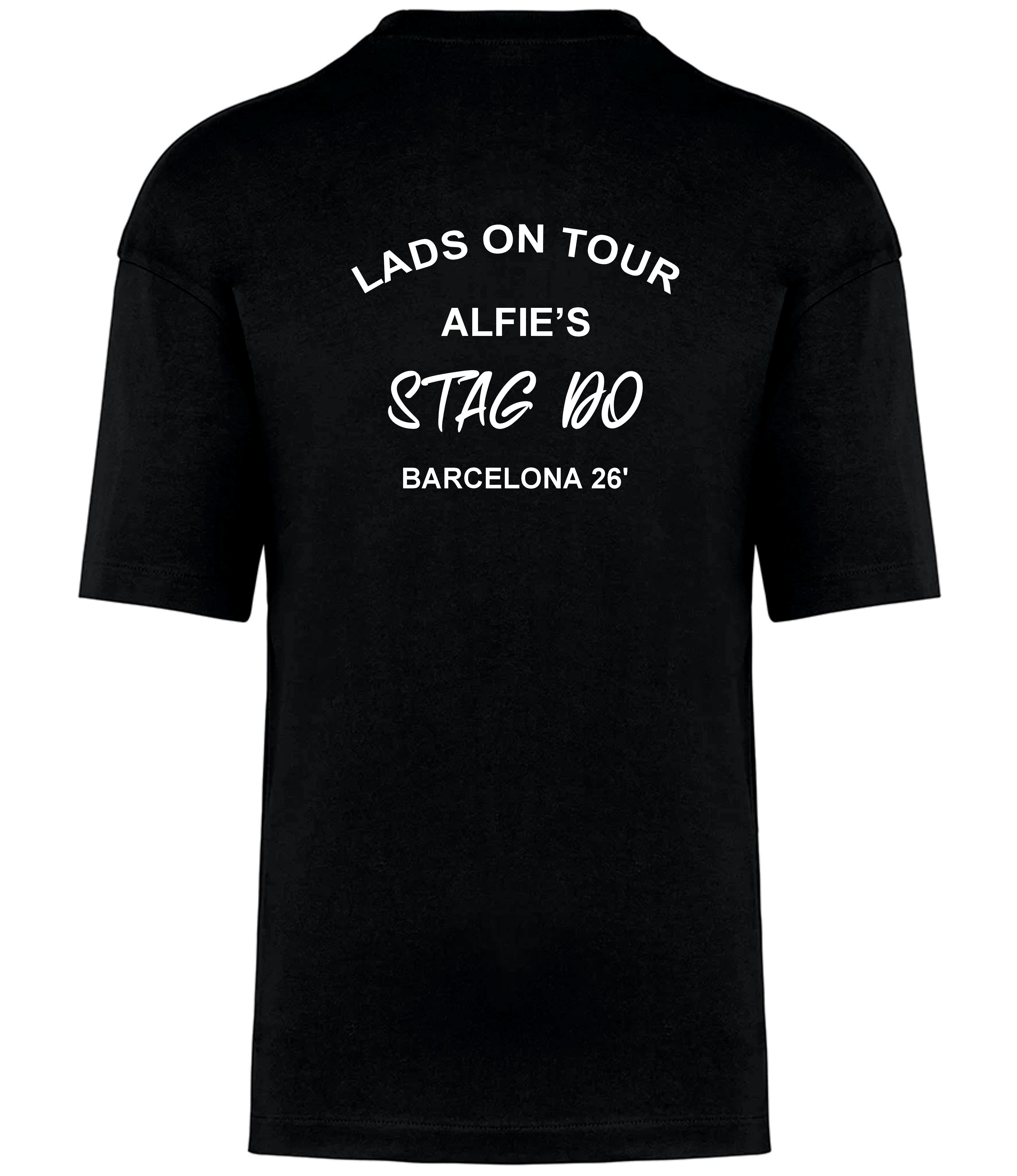 Custom Lads On Tour Stag Do T-Shirt