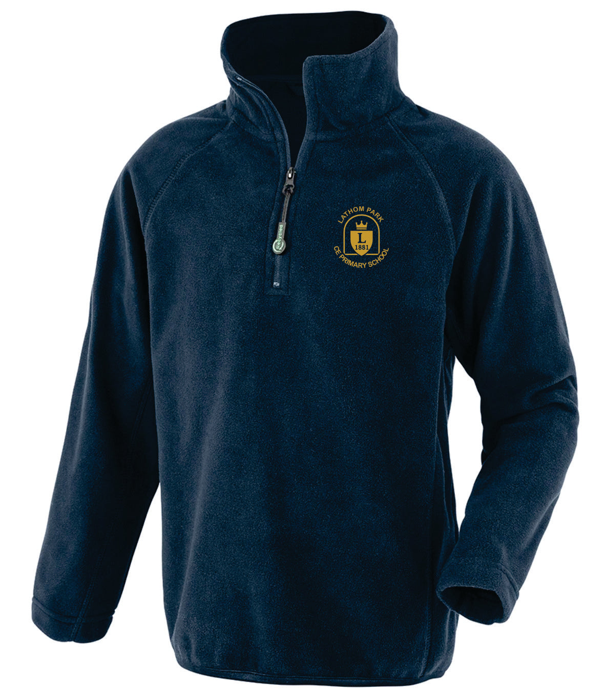 Lathom Park Primary School 1/4 Zip Fleece Navy