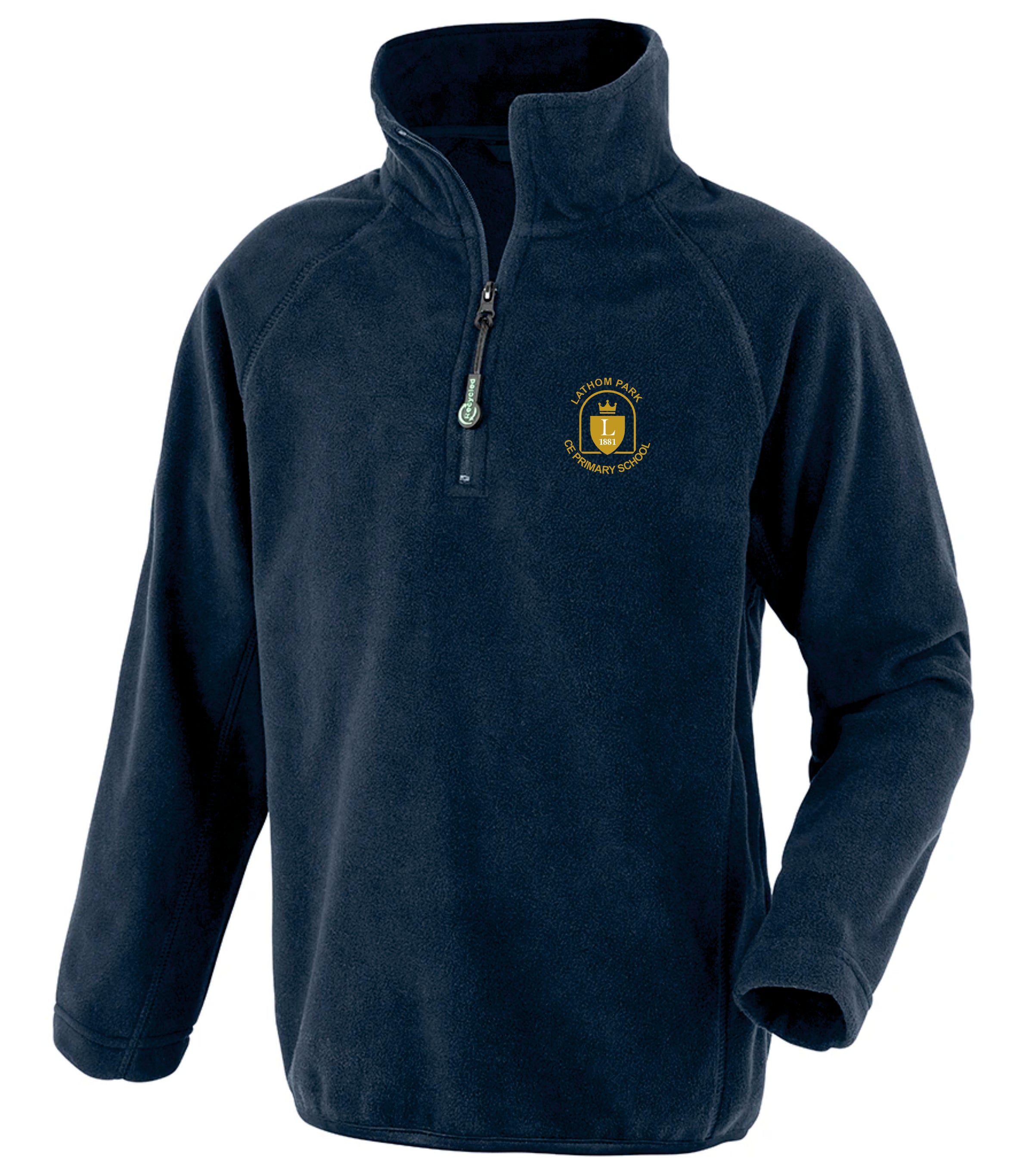 Lathom Park Primary School 1/4 Zip Fleece Navy