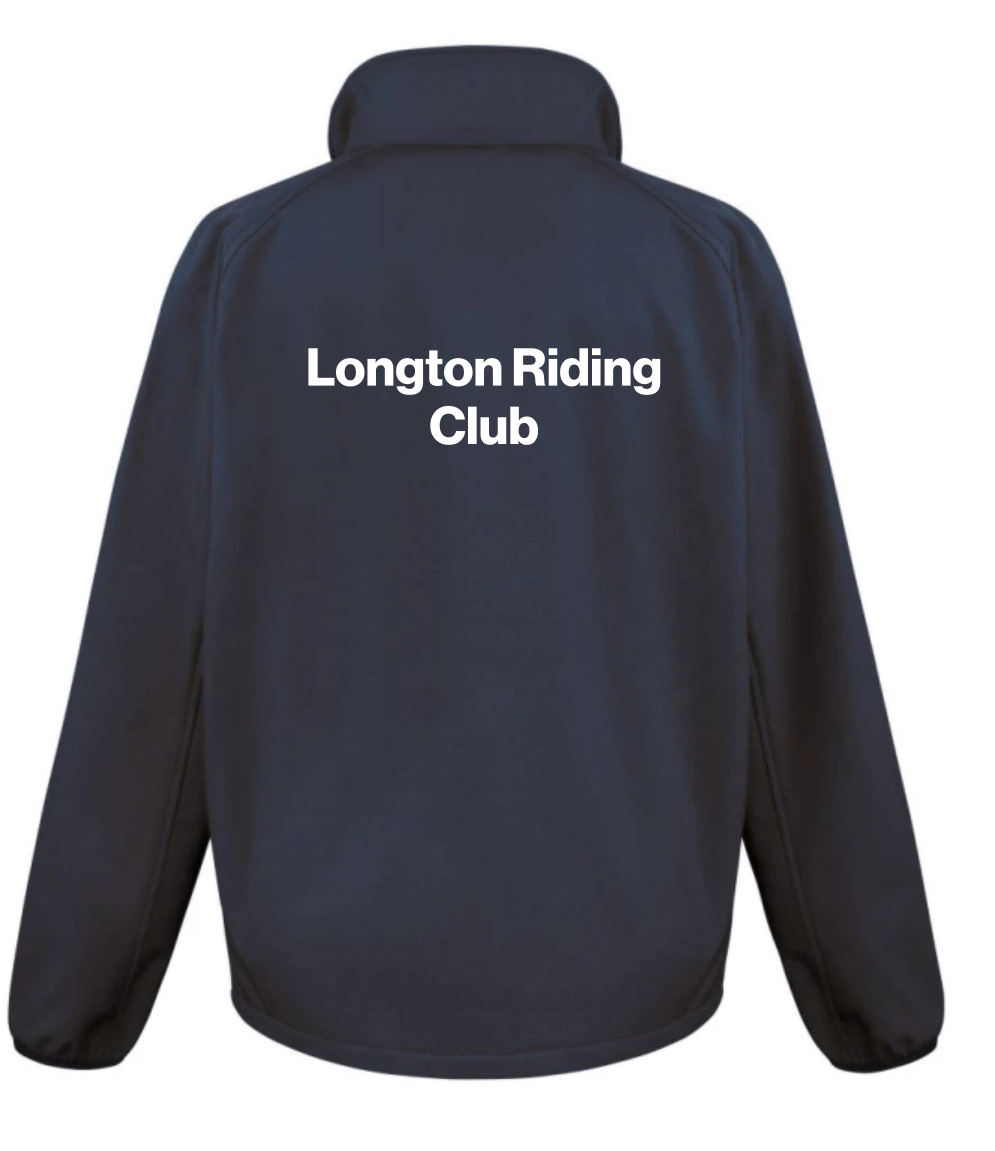Longton Riding Club Navy Softshell Jacket